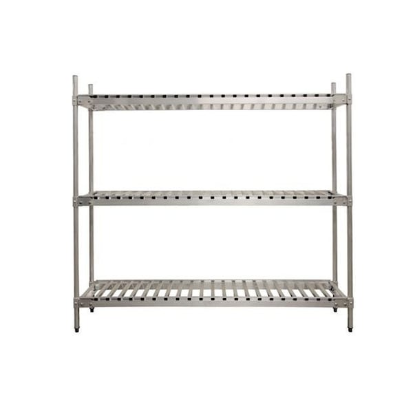 Prairie View Industries Prairie View KR2078.536-3 3 Tier Keg Shelving Aluminum Units; 20 x 40.38 in. KR2078536-3 - main